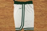 NBA Boston Celtics 2017-18 nike shorts Blanc